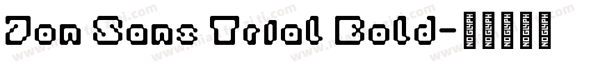 Jon Sans Trial Bold字体转换